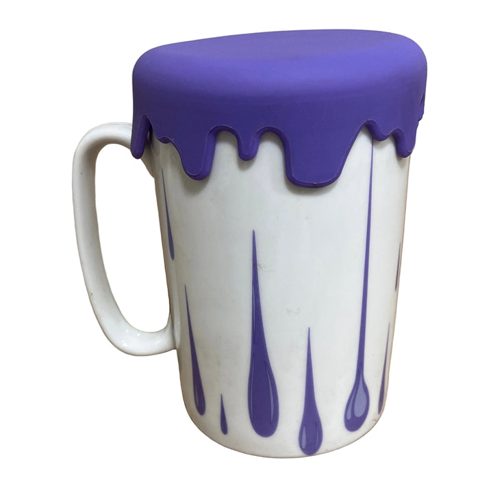 Large Mug with Lid Purple