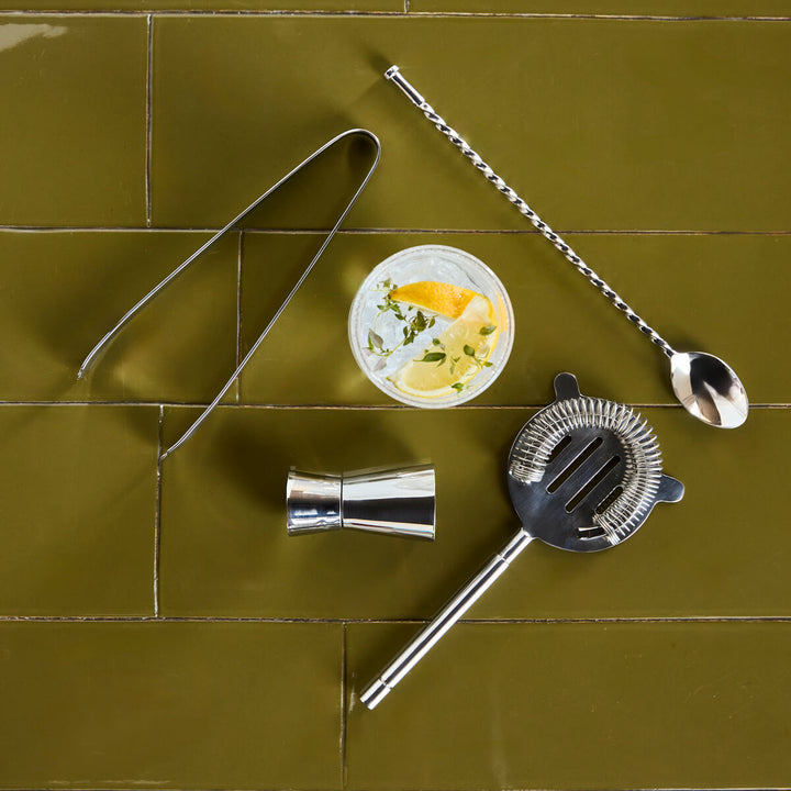 Four Piece Stainless Steel Cocktail Set