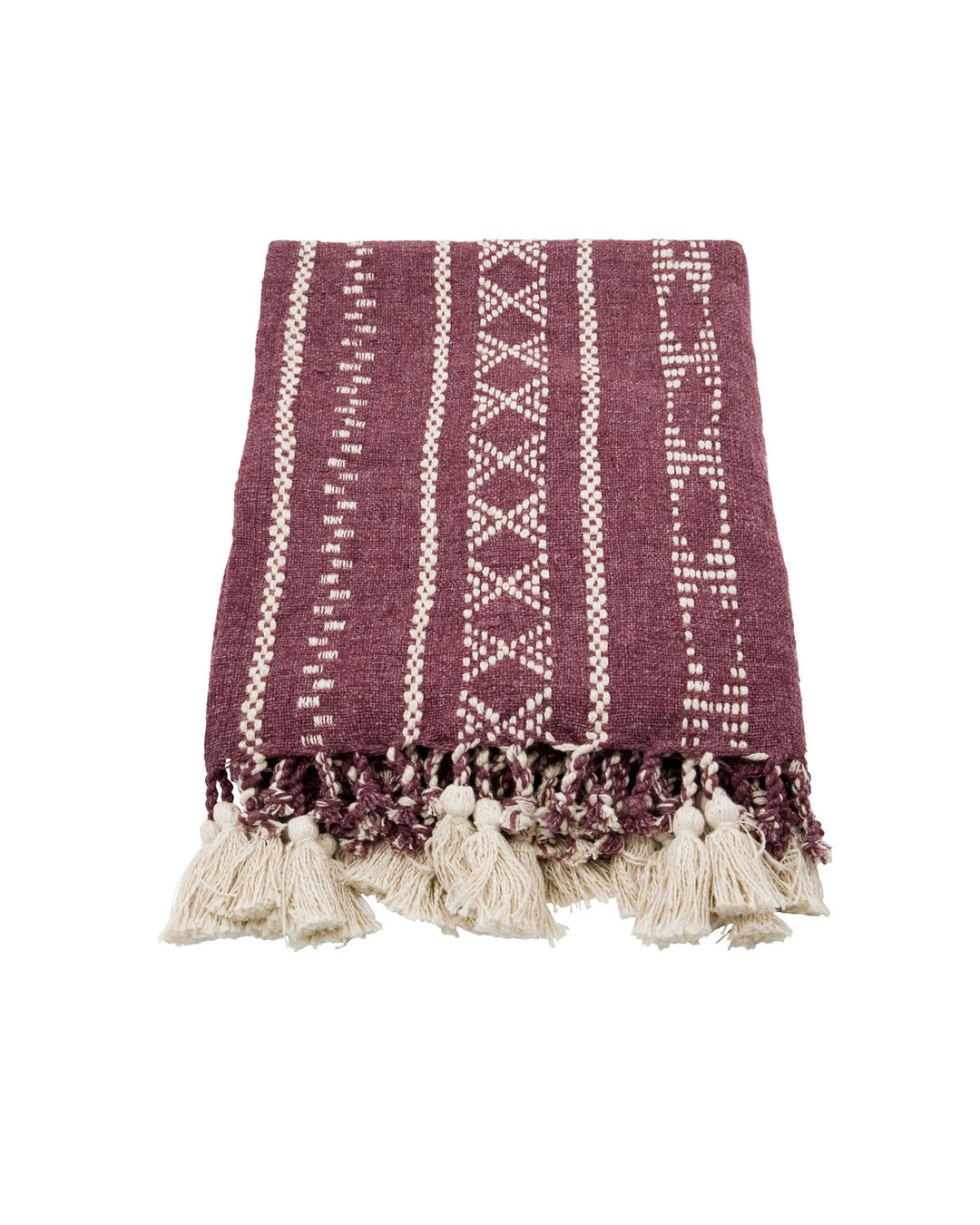 Cotton Throw in Bitter Chocolate