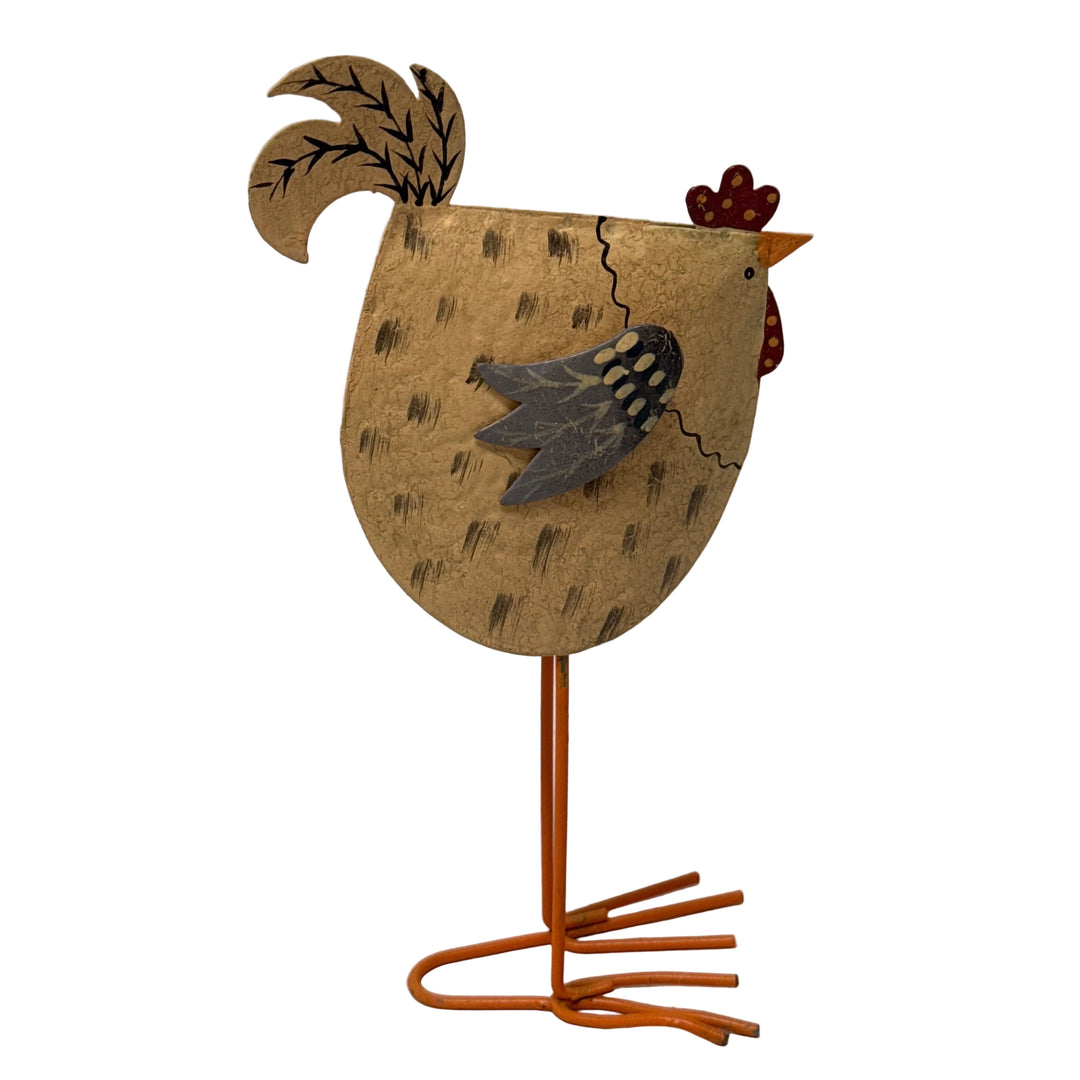 Small Metal Wobble Chicken