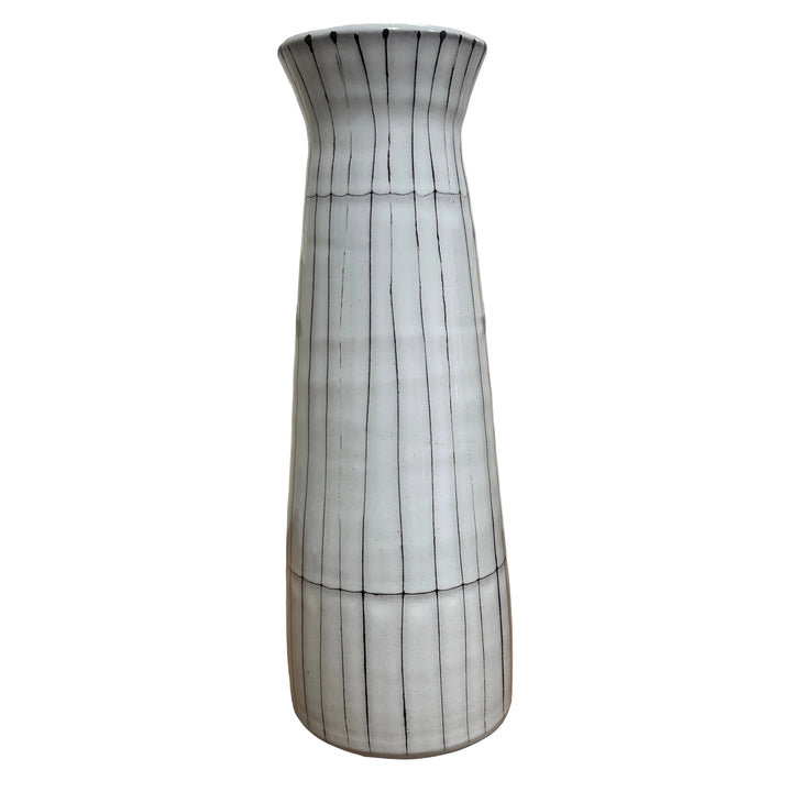 Tall Striped Vase 14''