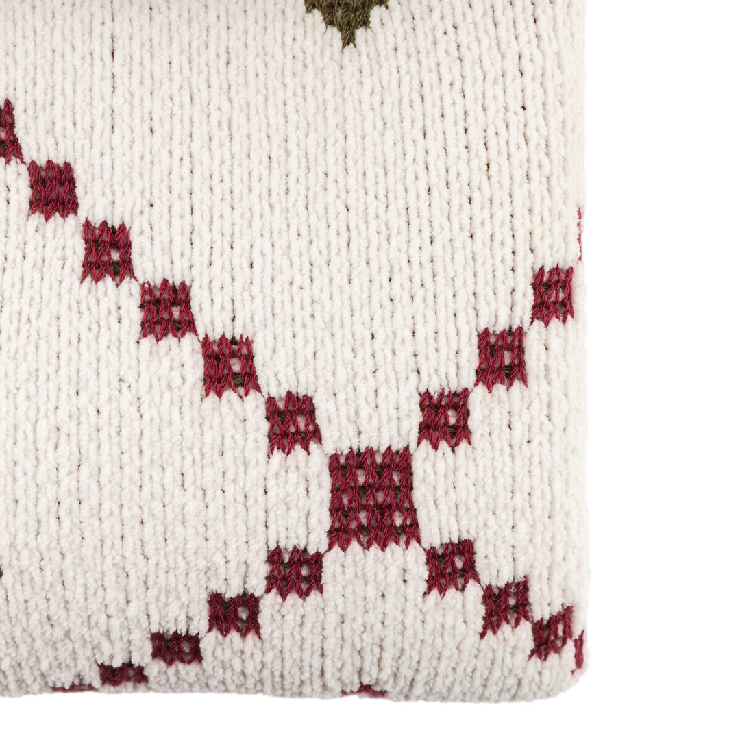 Heritage Fairisle Chenille Knit Throw