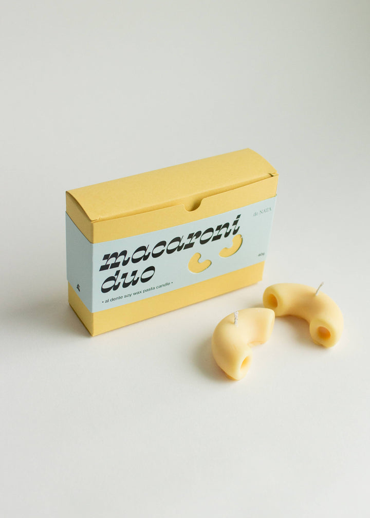 Nata Mini Macaroni Duo Soy Wax Candle