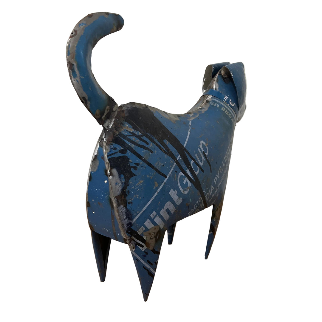 Metal Dog Sculpture