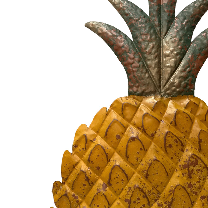 Large Metal Pineapple Wall Art