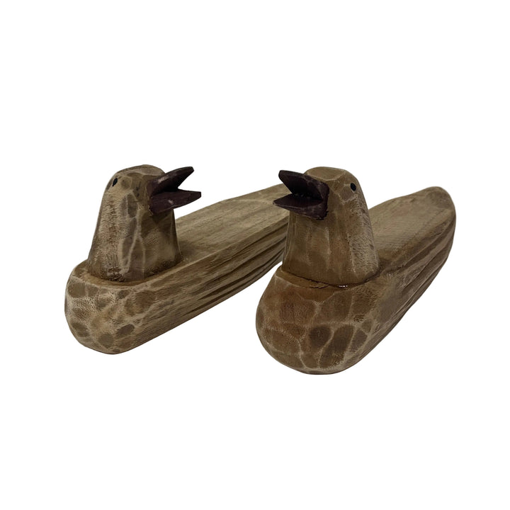 Small Pair of Wooden Ducks