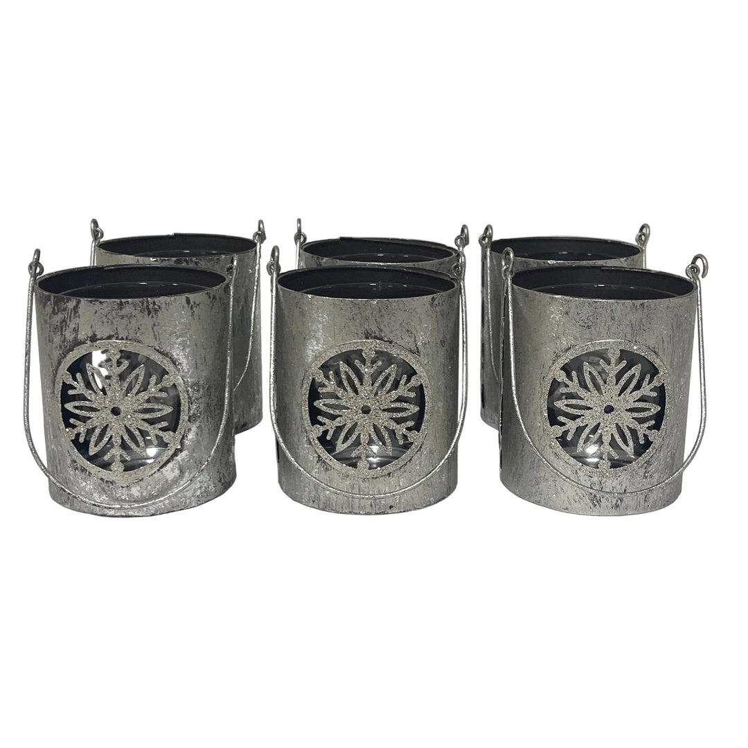 Set of 6 Snowflake Lanterns