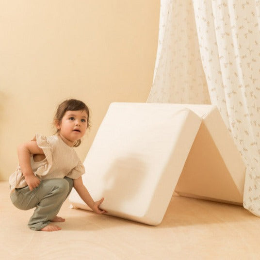 Sleepover Velvet Madras i Night Blue fra Nobodinoz