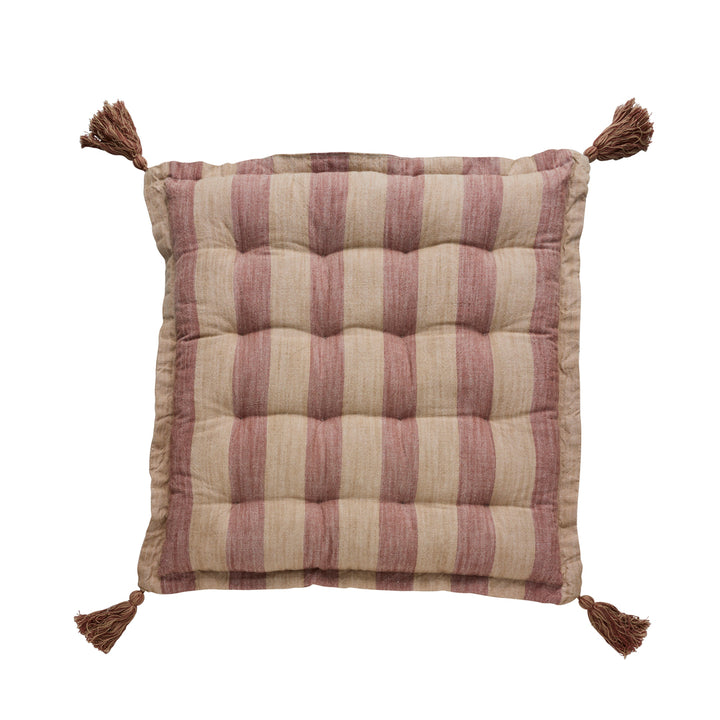 Felima Linen Seat Cushion in Tigers Eye