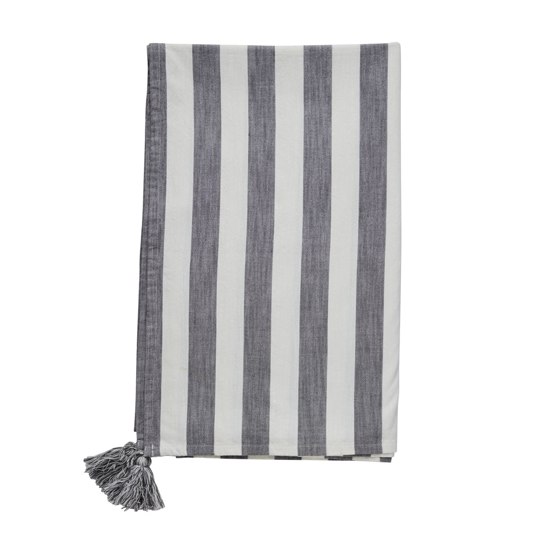 Felima Beach Blanket Linen in Dark Grey