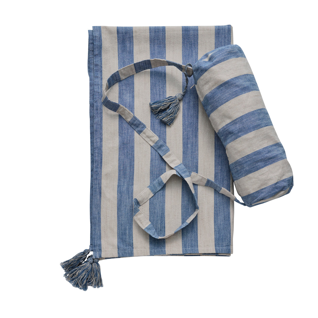 Felima Beach Blanket Linen in Blue