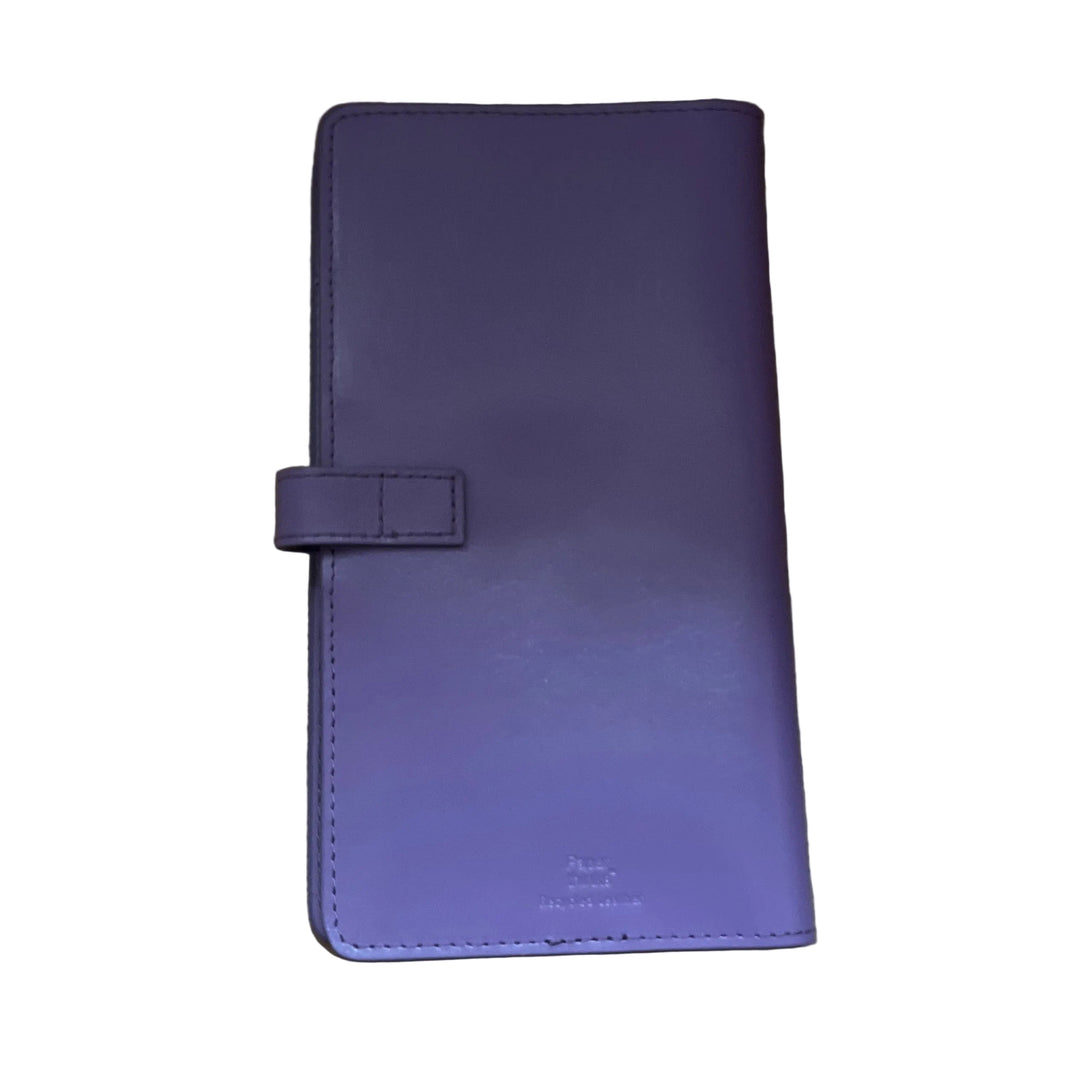 Lilac Leather Travel Wallet