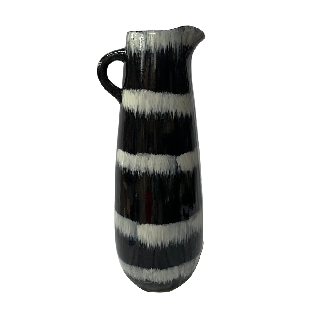 Large Tall Feather Pitcher