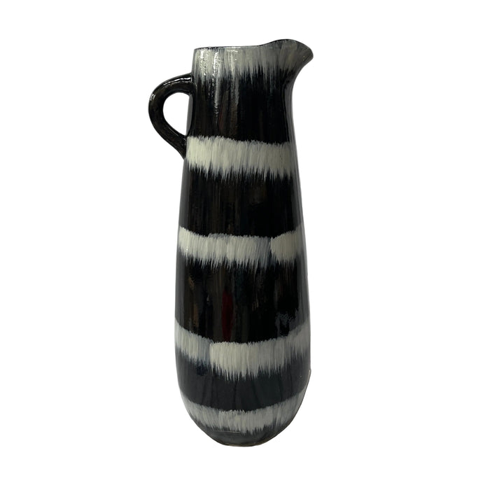 Large Tall Feather Pitcher