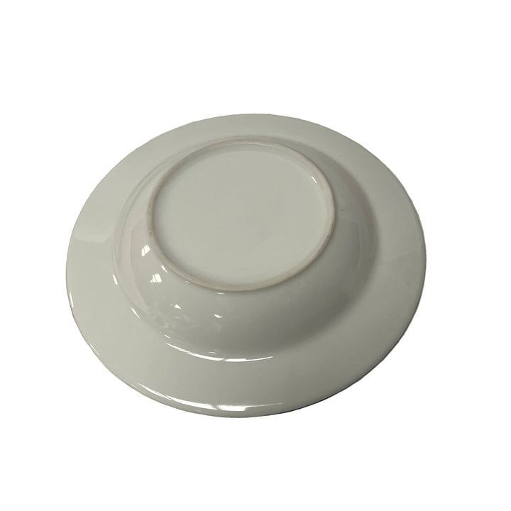 Set Of 6 Red Sun Porcelain Soup Plates