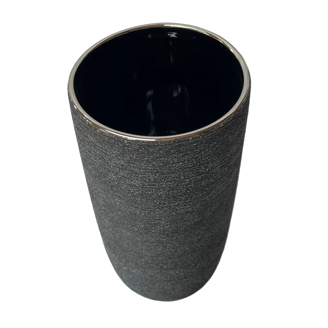 Large Slim Vase Charcoal