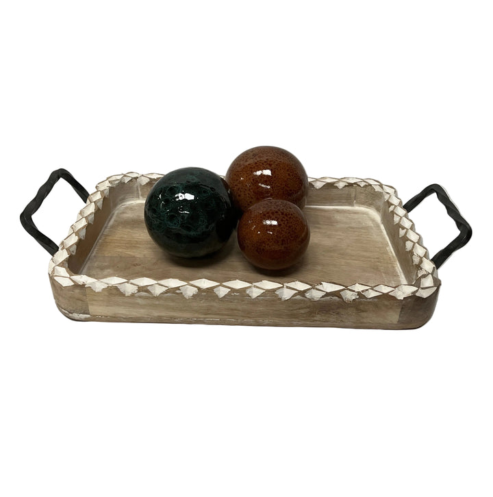 Round Butterscotch Ball Decor Small