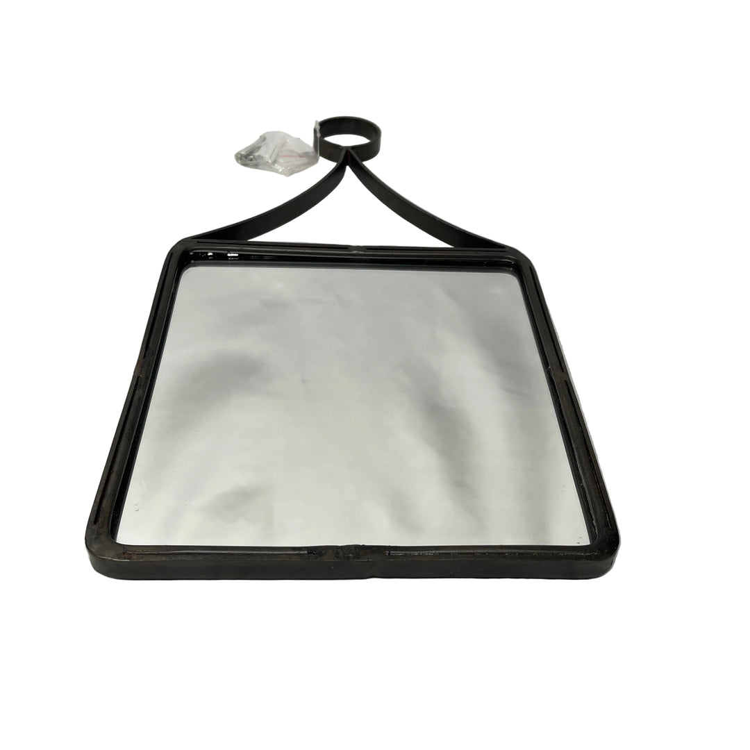 Wrought Iron 15'' Hanging Wall Mirror