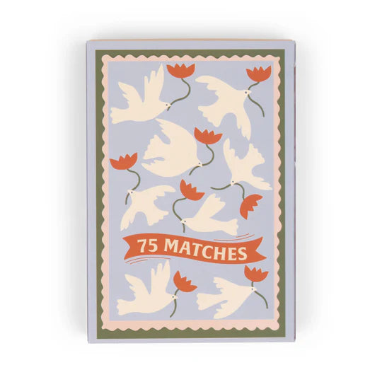 A Dopo Boxed Matches "Flower" set of 75 matches