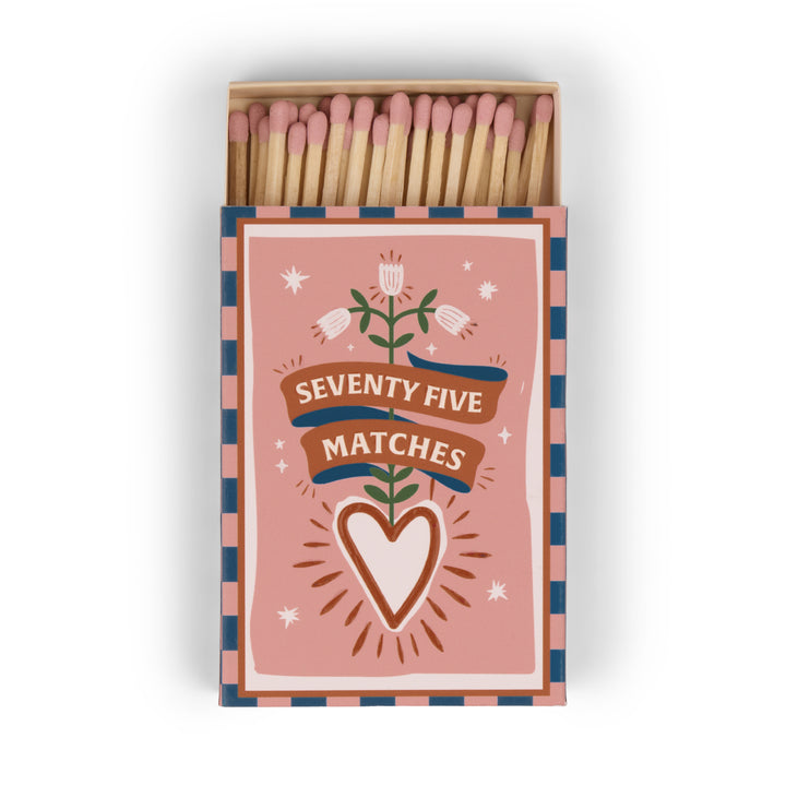 A Dopo Boxed Matches "Hearts" set of 75 matches