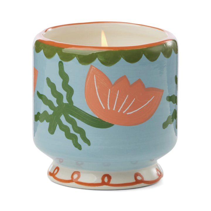 A Dopo Flower Ceramic Candle Cactus Flower