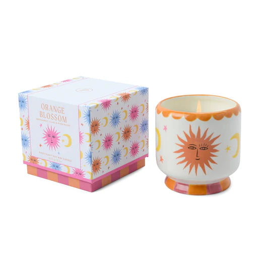 A Dopo Sun Ceramic Candle Orange Blossom