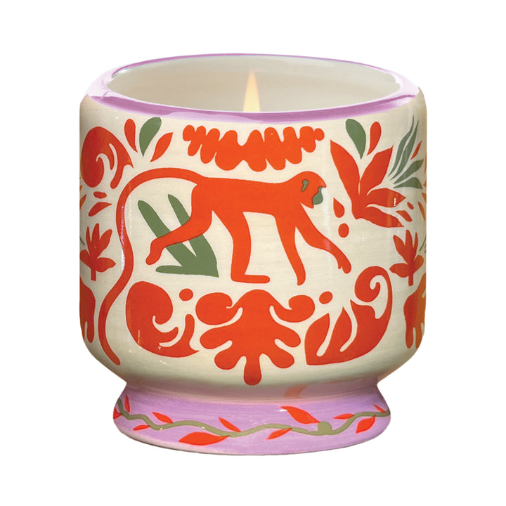 A Dopo Jungle Ceramic Candle In Coconut & Amber