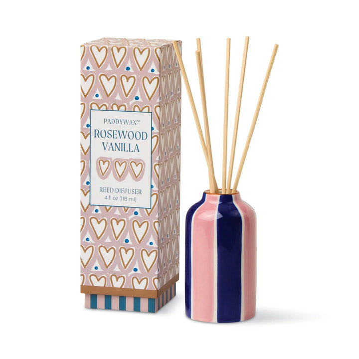 A Dopo Hearts Ceramic Diffuser in Rosewood Vanilla