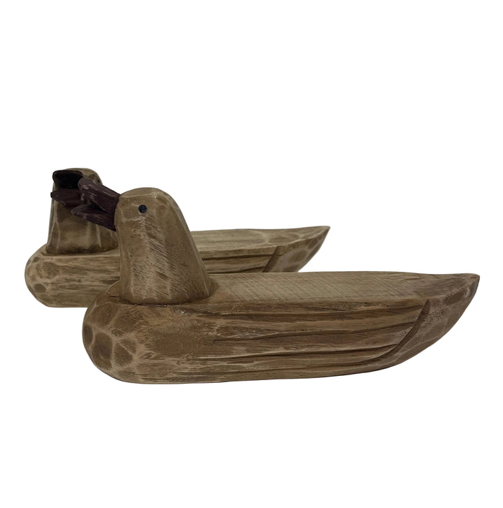 Small Pair of Wooden Ducks