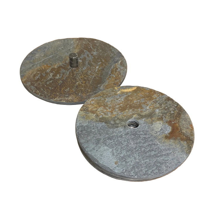Set of 4 Slate Placemats on Stand