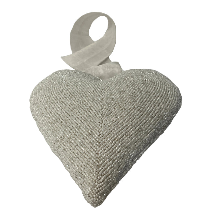 Giant White Heart Hanging Decor