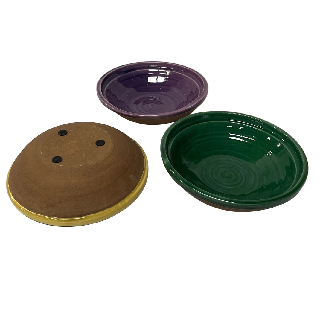 Set of 3 Assorted Coloured Bowls