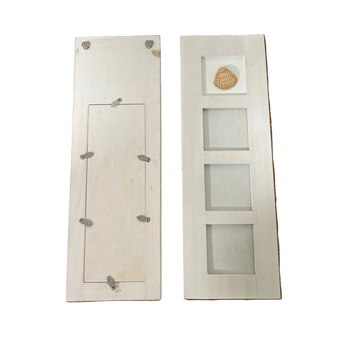 Set of Two Shell Photo Frames