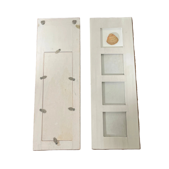 Set of Two Shell Photo Frames