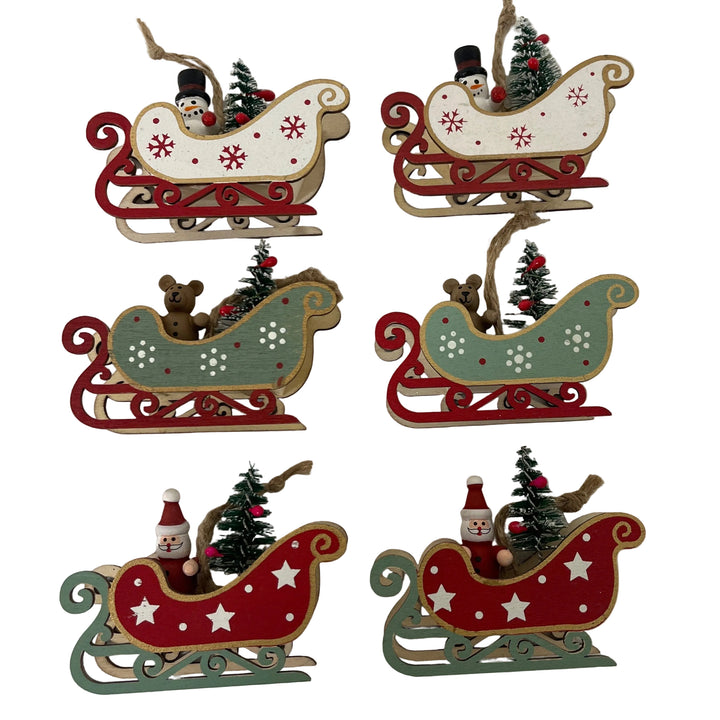 Set of 6 Sledge Hangers