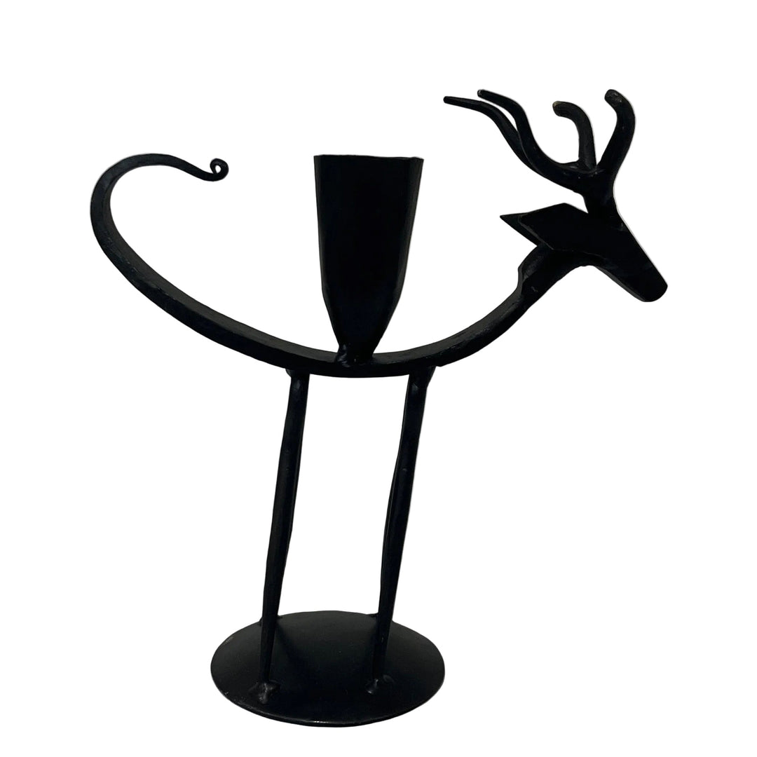 Small Reindeer Candleholder