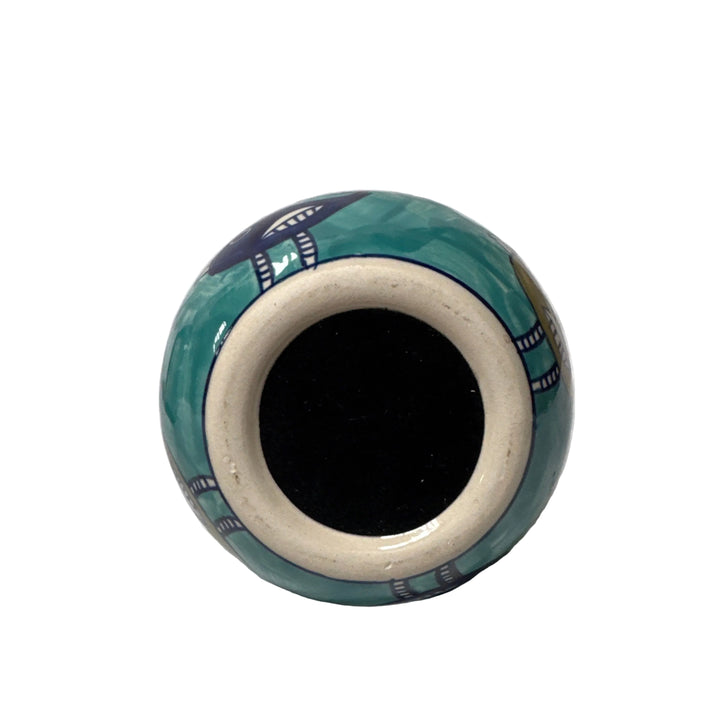 Pair of Songbird Ceramic Decorative Eggs