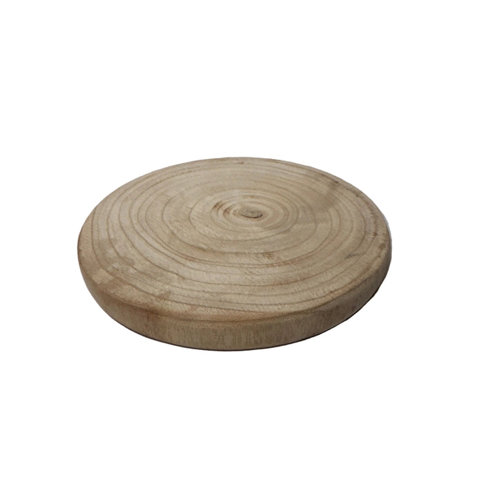 Small Round Wooden Platter