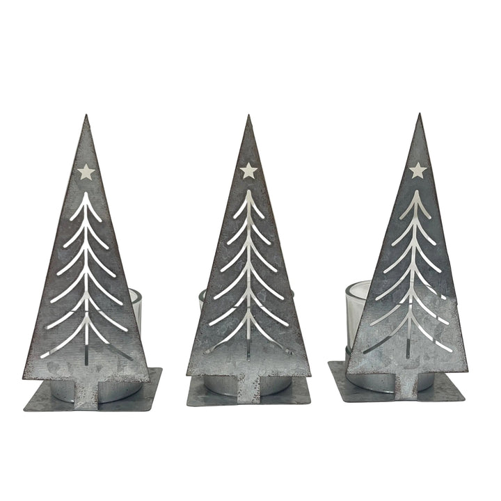 Set of 3 Christmas Tree Tea Lights