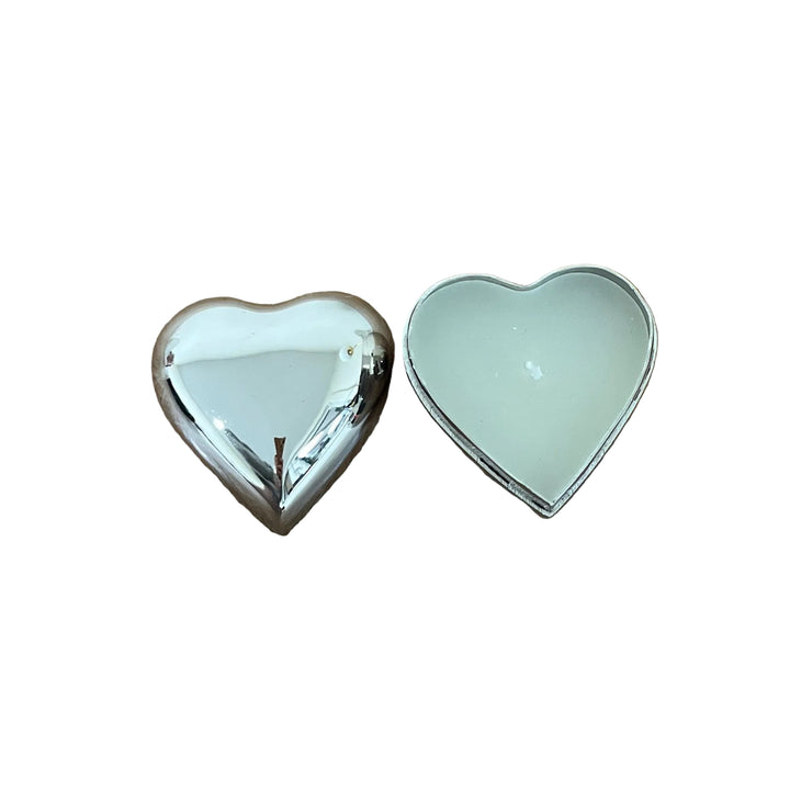 Heart Metal Trinket Box with Candle