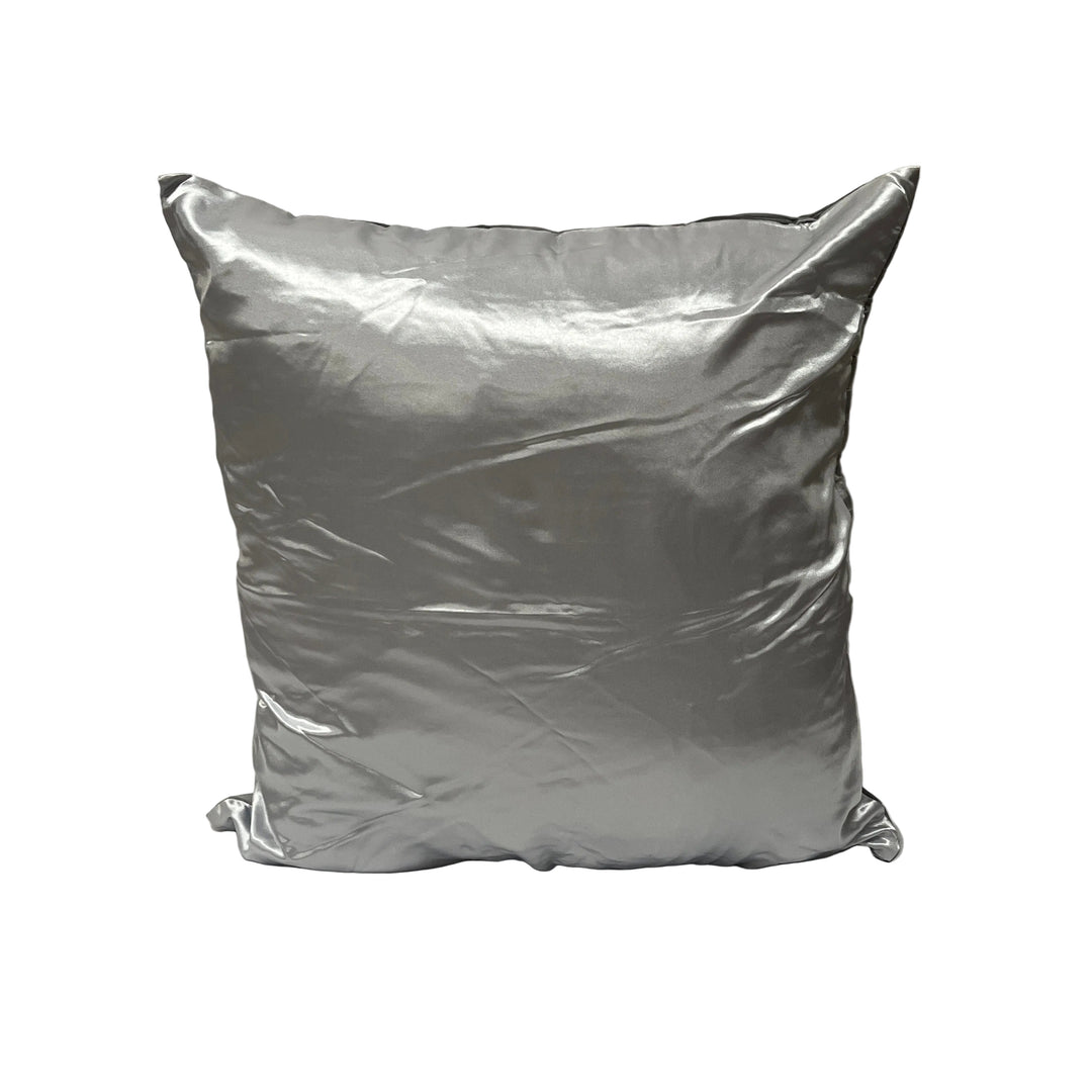 Large Organza Cushion Covers Silver X4