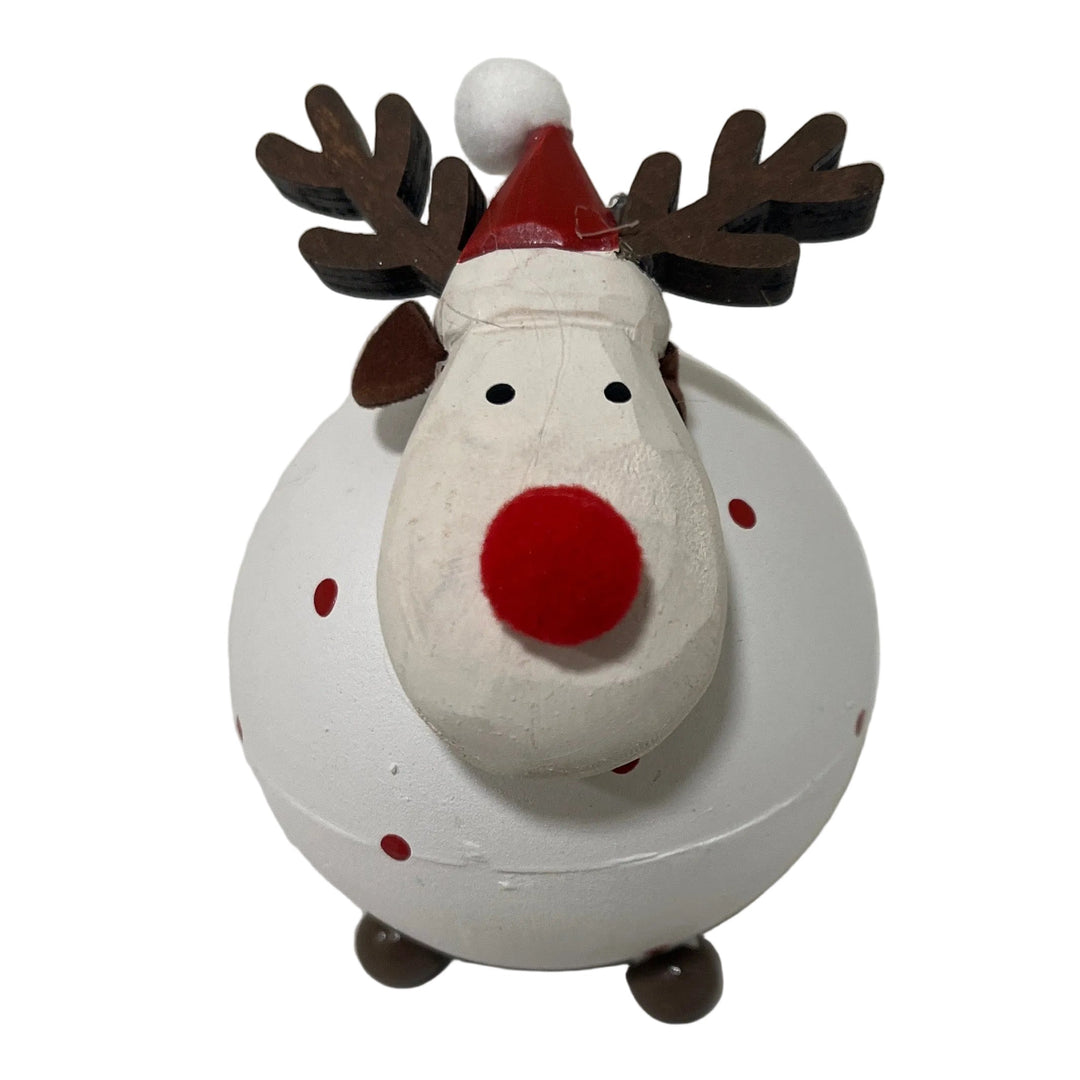 Small Standing Metal Reindeer