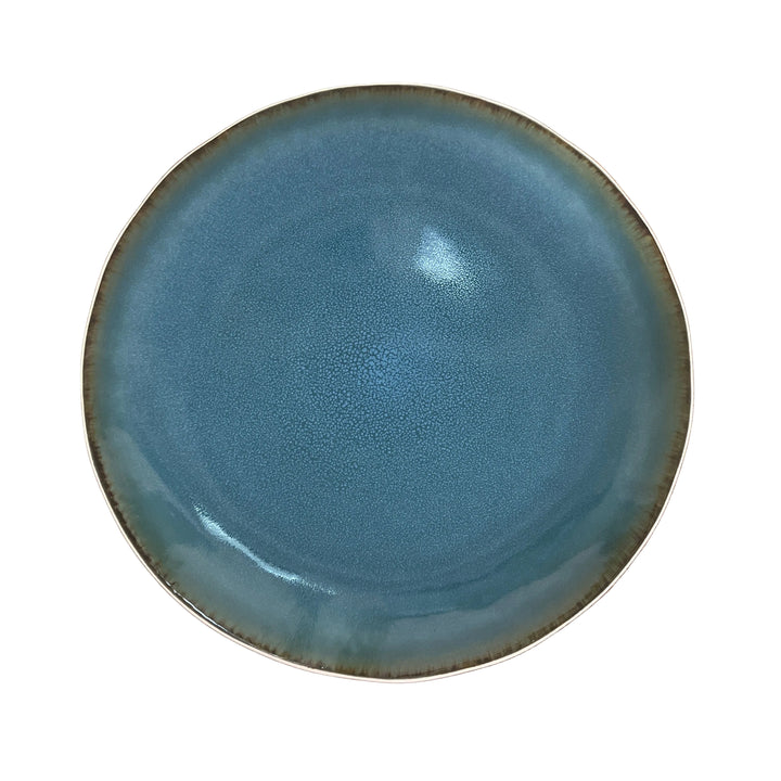 Large Glazed Stoneware Plate