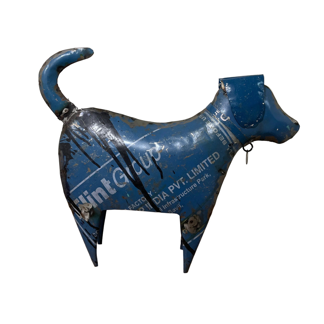 Metal Dog Sculpture