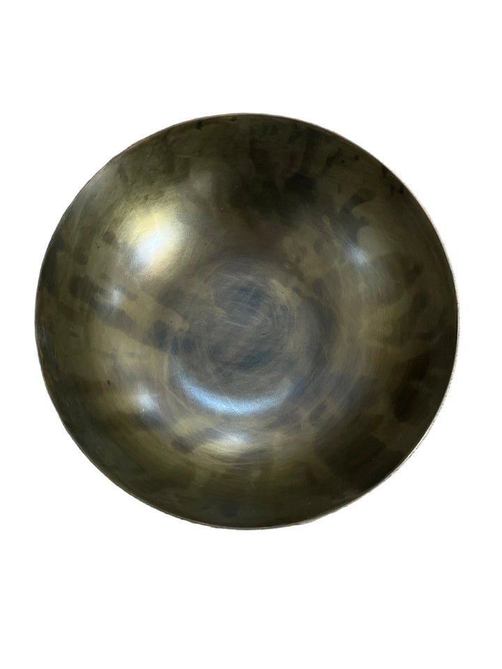 Small Bronze Legged Metal Bowl