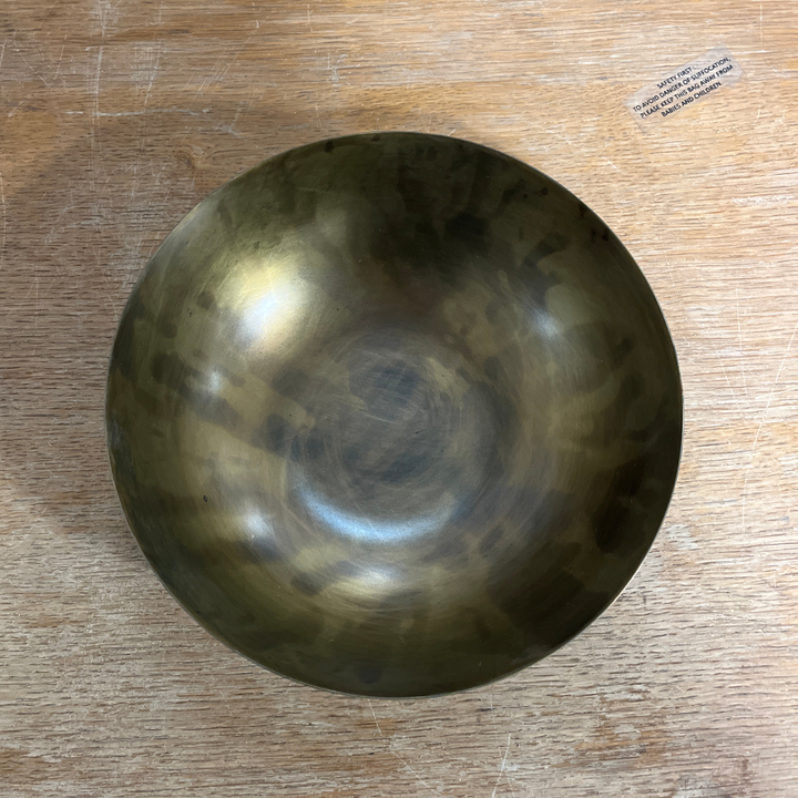 Small Bronze Legged Metal Bowl