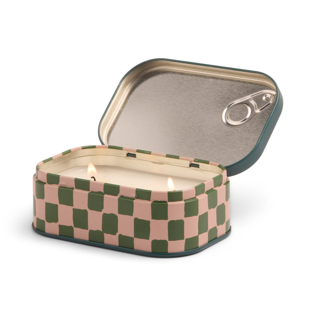 Bistro Mushroom Printed Tin Candle Wild Mushroom