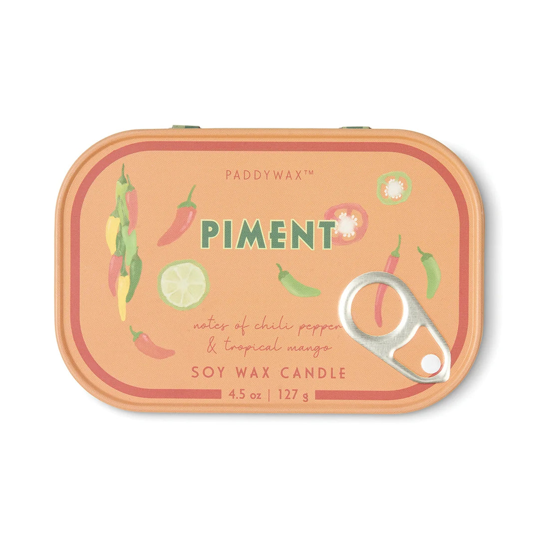 Bistro Piment Tin Candle in Chilli & Mango