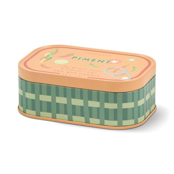 Bistro Piment Tin Candle in Chilli & Mango