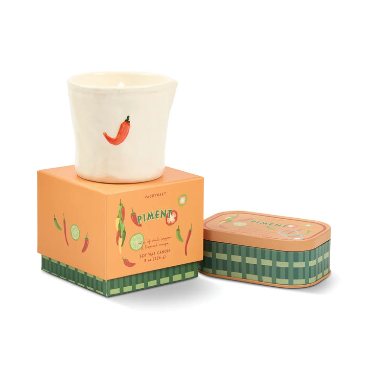 Bistro Piment Tin Candle in Chilli & Mango